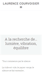 Mobile Screenshot of laurencecourvoisier.com